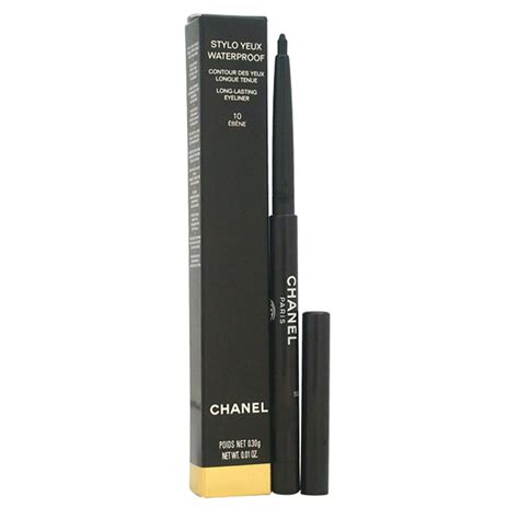 chanel stylo yeux waterproof black shiimer|chanel ebene eyeliner.